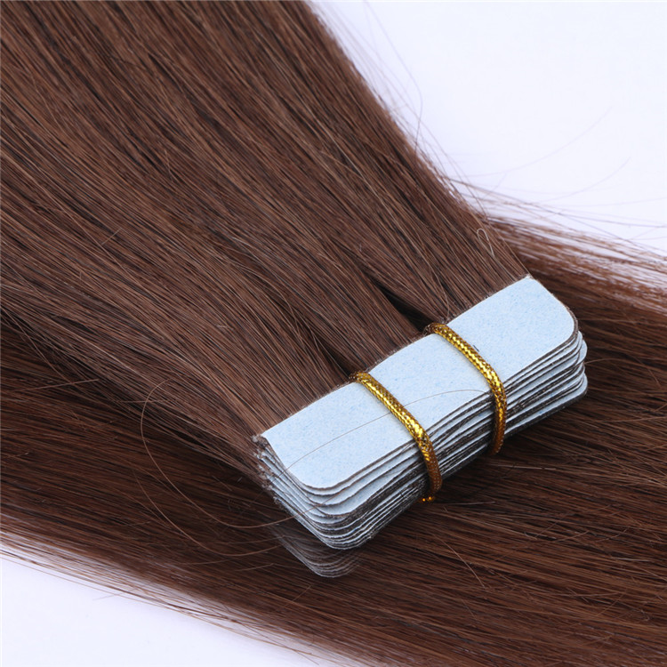 top quality double sided double drawn remy tape hair extensions wholesale QM008